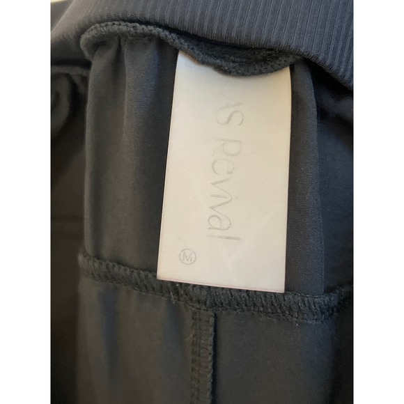 AS Revival Trailblazer Cargo Joggers Silky Viscose Black Sz Medium - Picture 4 of 4